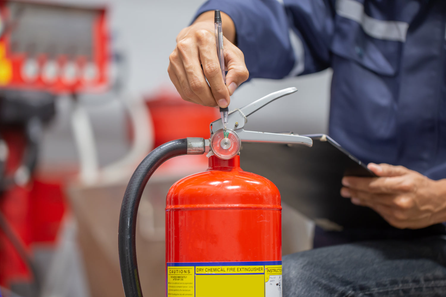 On Site Servicing of Fire Extinguishers