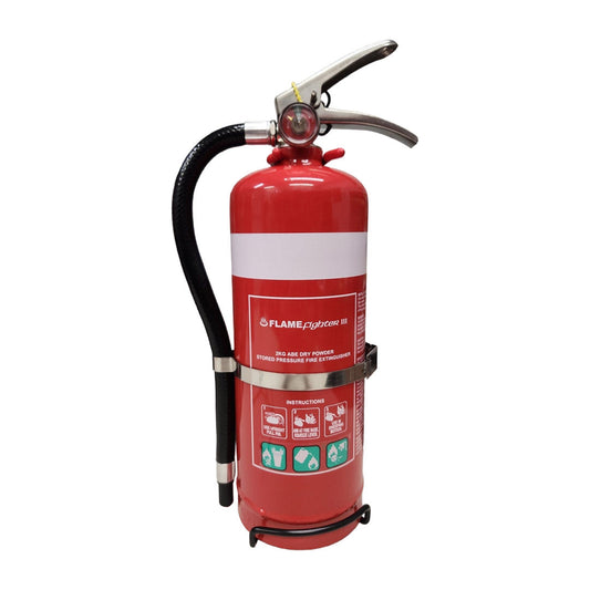 Flamefighter III 2kg ABE Dry Powder Fire Extinguishers 3A:30B:E