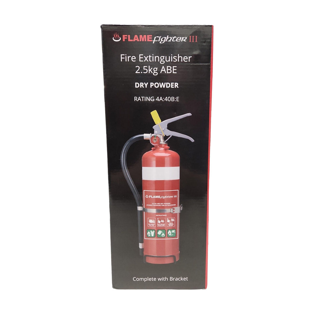 Flamefighter III  2.5kg ABE Dry Powder Fire Extinguisher 4A:40B:E