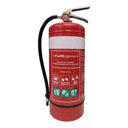 Flamefighter III 9kg ABE Dry Powder Fire Extinguishers 10A:80B:E