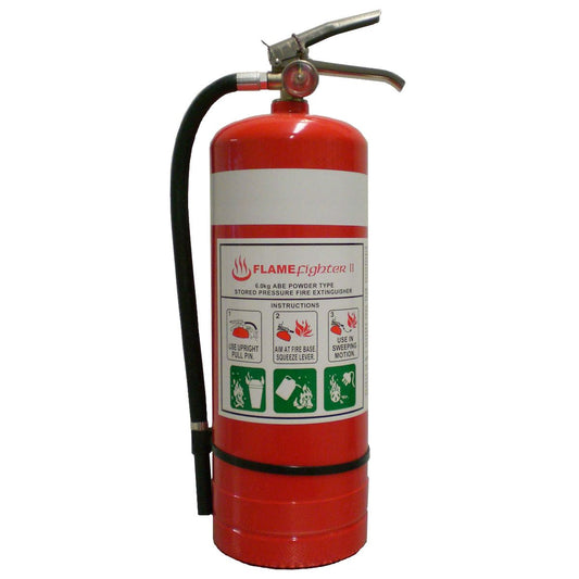 Flamefighter 6kg ABE Dry Powder Fire Extinguishers 4A:80B:E