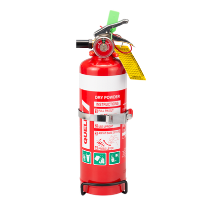 Quell 1.0Kg ABE Dry Powder Fire Extinguisher 1A:20B:E