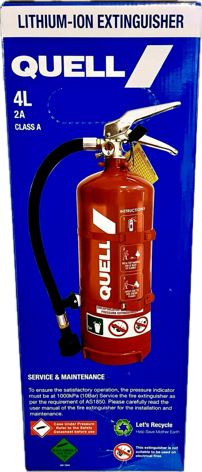 Quell 4.0Litre Lithium-ion Fire Extinguisher