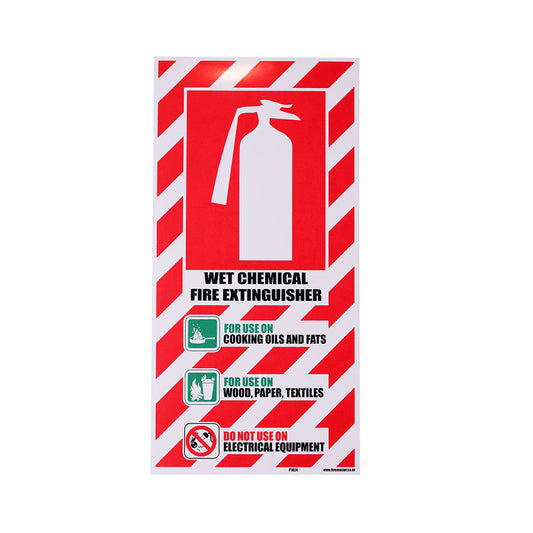 Wet Chemical Fire Extinguisher Blazon